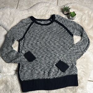 Pimkie Sweater Black White Medium Cotton Blend